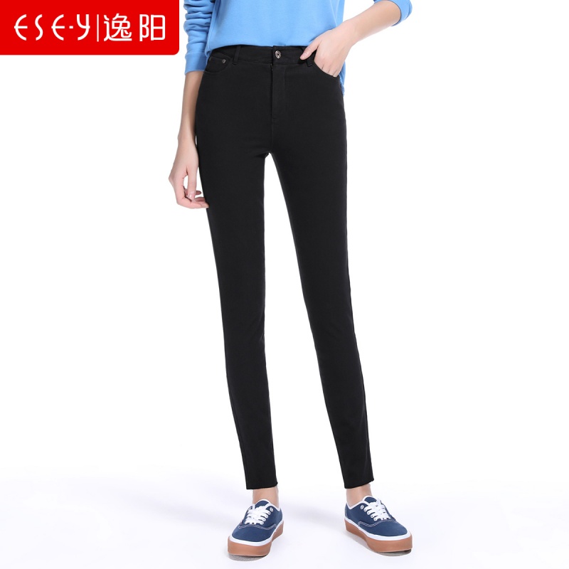 棉小脚修身显瘦打底裤时尚百搭2018秋新款女长裤子大码正品85313