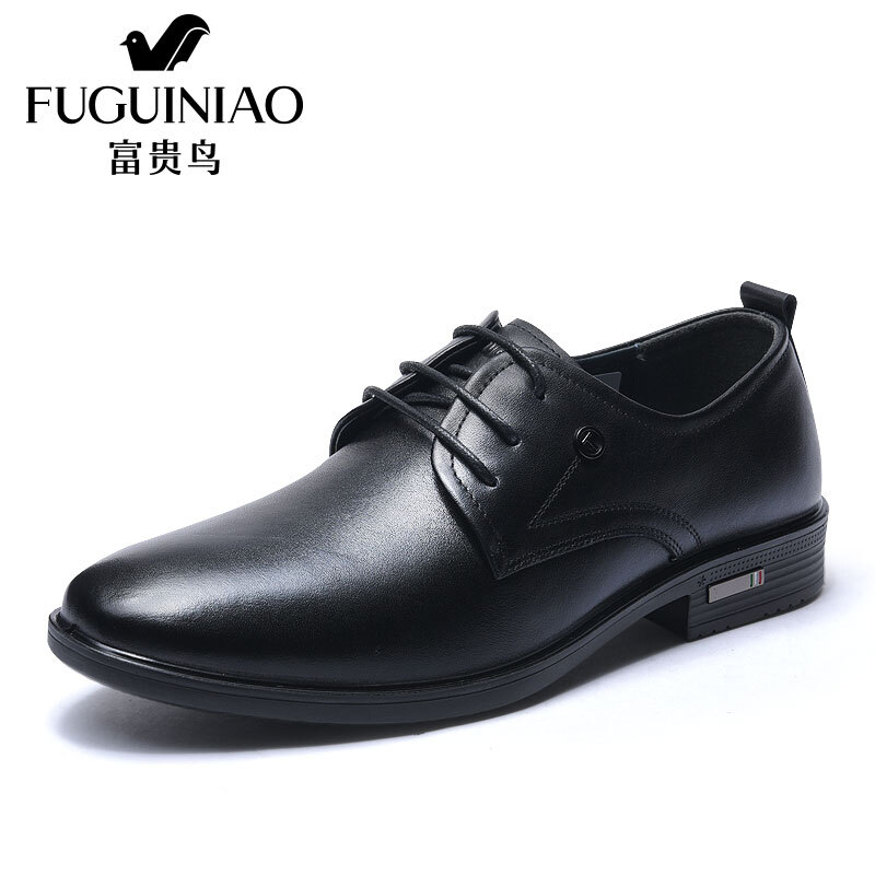 富贵鸟（FUGUINIAO）正装鞋2018春款时尚系带商务正装皮鞋男鞋子