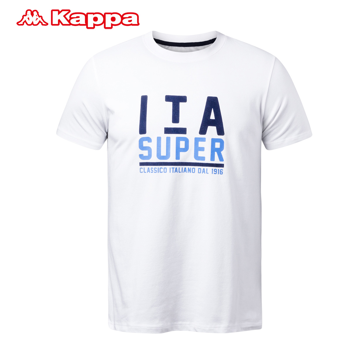 Kappa男款运动T恤简洁运动休闲短袖春夏装|K0712TD02F