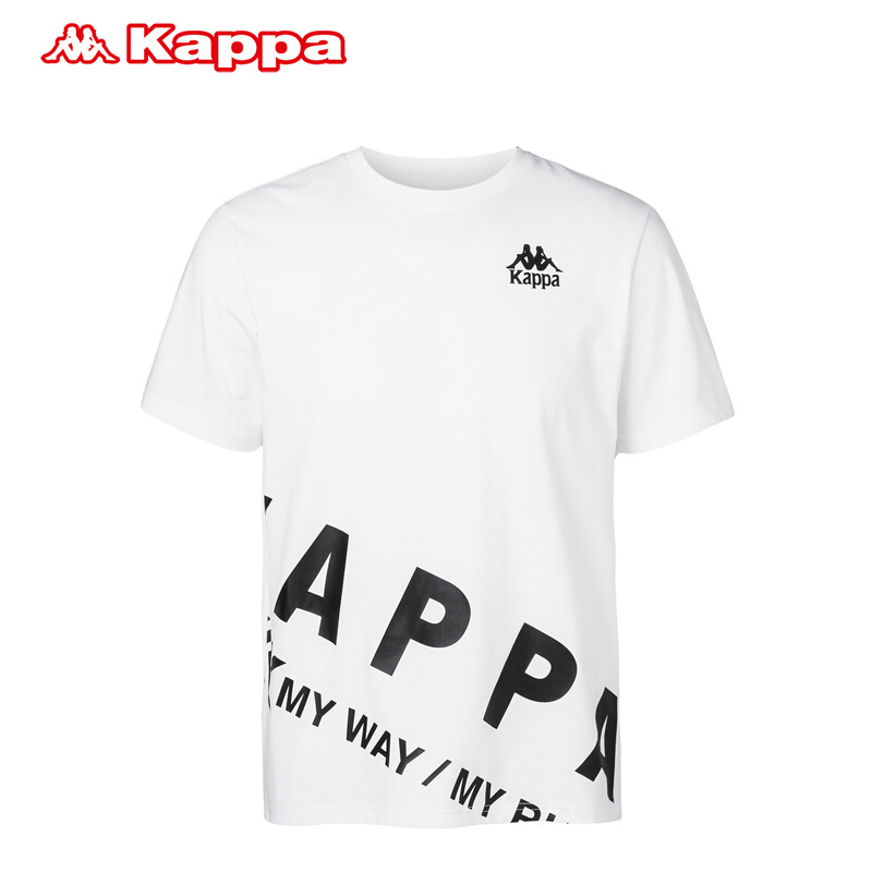 Kappa卡帕夏季男运动T恤潮流个性透气男休闲T恤K0815TD71D