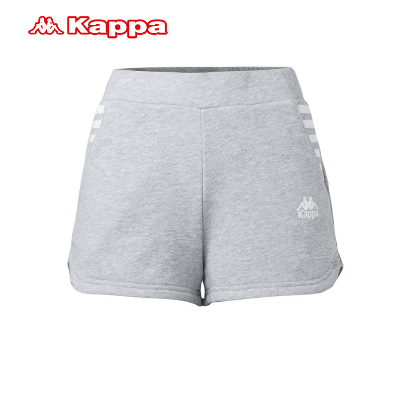 Kappa卡帕女装运动短裤女子时尚休闲针织运动裤子K0825DY02D