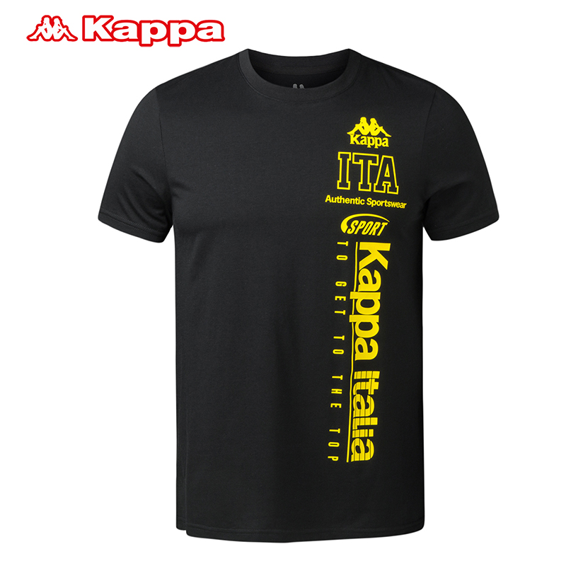 Kappa男装短袖休闲图案衫印花T恤-K0712TD14D-888