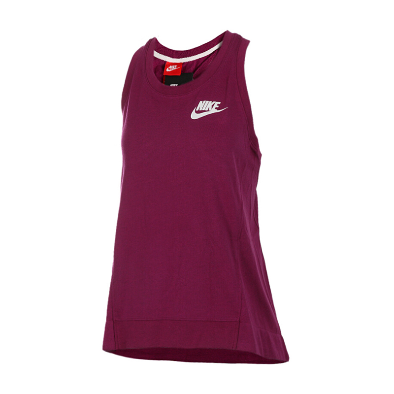 NIKE耐克女装夏季休闲运动透气背心无袖T恤854956-665