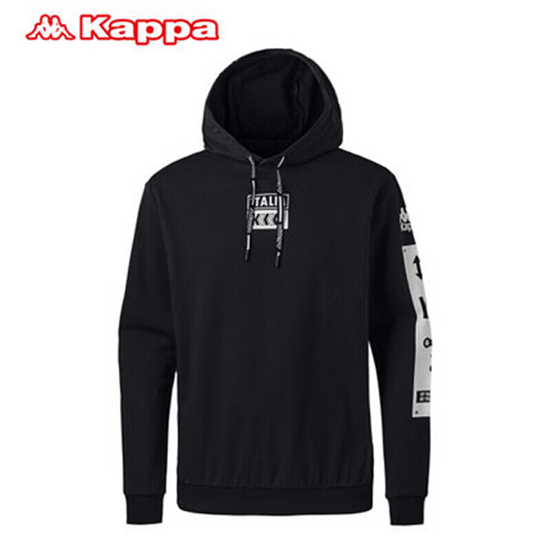 Kappa卡帕情侣男运动卫衣套头帽衫运动上衣|K0815MT30D