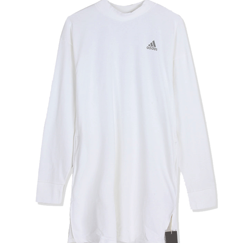 Adidas阿迪达斯女装上衣运动休闲针织长袖圆领套头衫CF5655