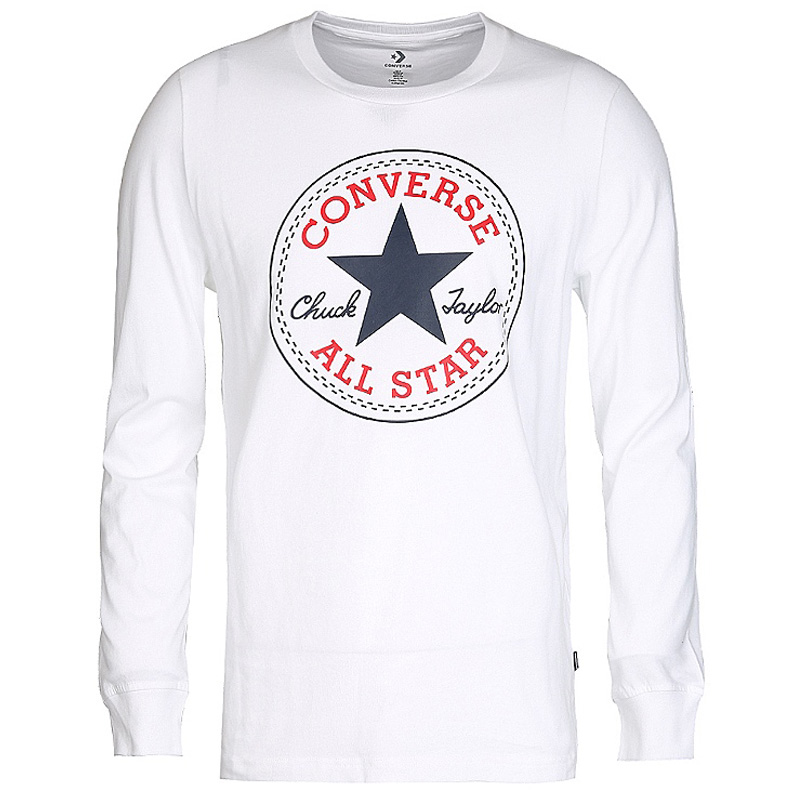 Converse匡威男装春款运动休闲纯棉圆领长袖T恤10007851-A03