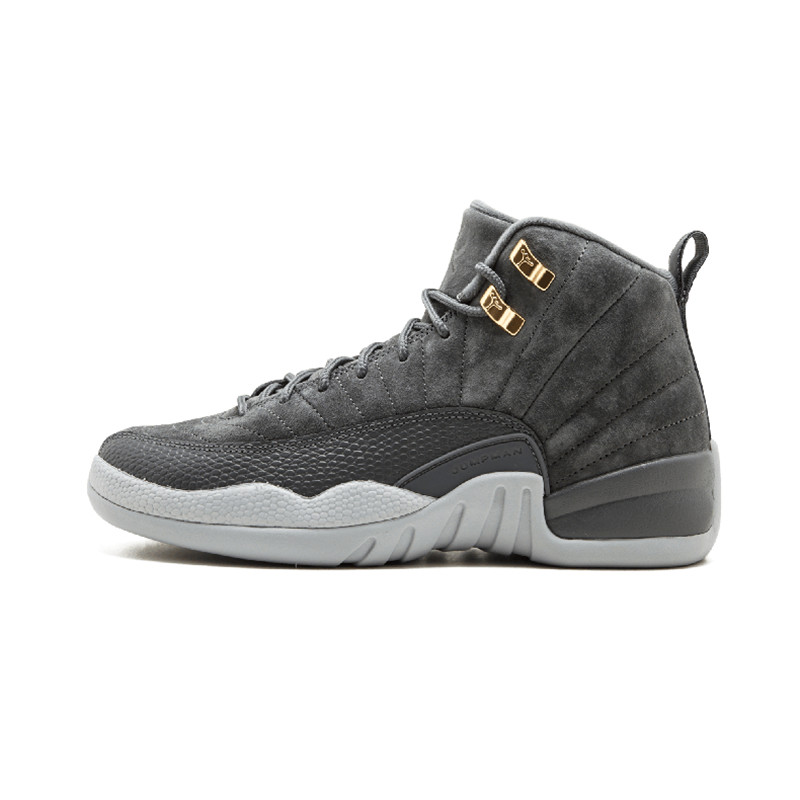 耐克女鞋Air Jordan 12 Grey AJ12运动鞋篮球鞋乔12- 153265-005
