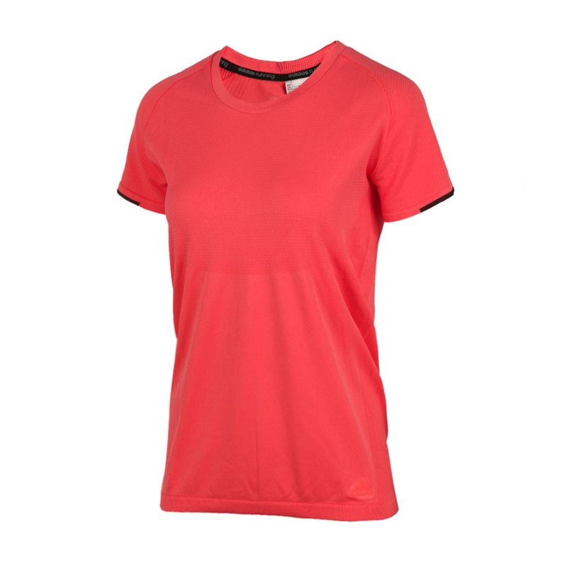 Adidas阿迪达斯女装春季圆领透气运动休闲短袖T恤BJ9589