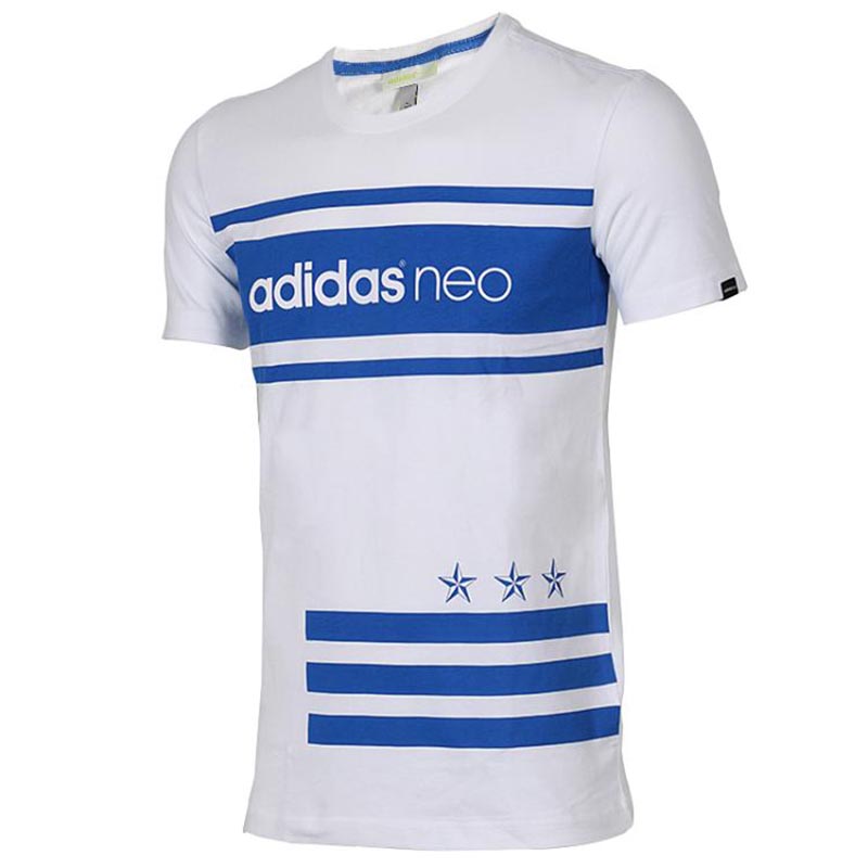 Adidas阿迪达斯男短袖夏季Neo运动T恤AX5500