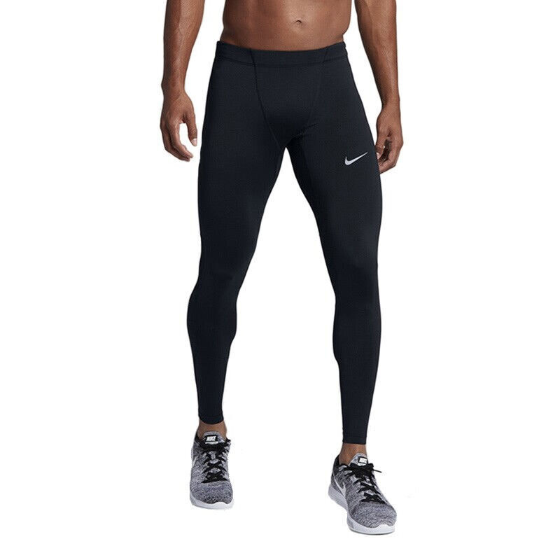 NIKE耐克男子运动跑步训练紧身弹力长裤800648-010