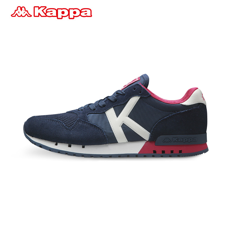 Kappa卡帕女鞋复古跑鞋时尚网面透气跑步鞋女运动鞋K0725MM15