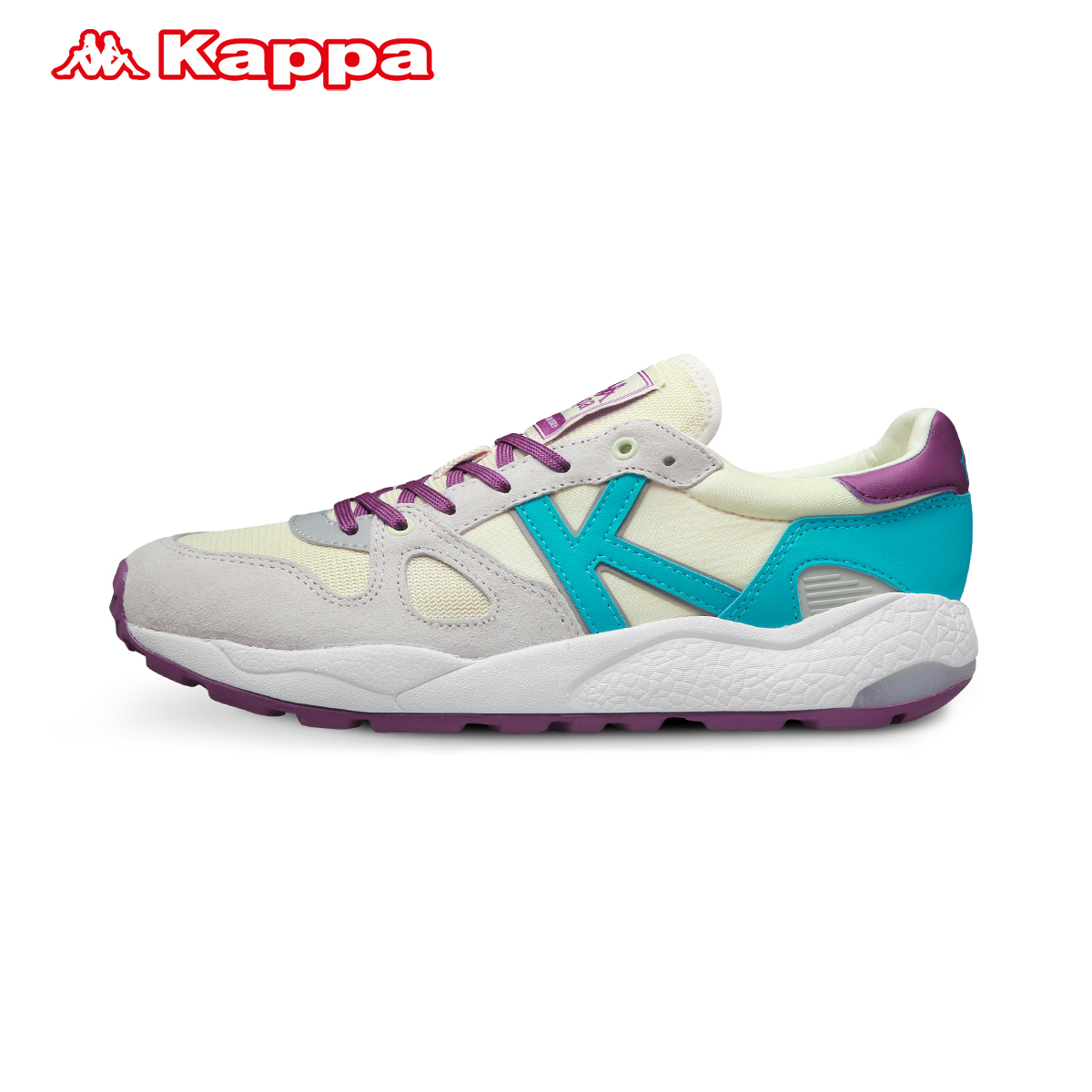 Kappa女款复古跑鞋系带鞋跑步鞋卡帕-K0725MM70D-506