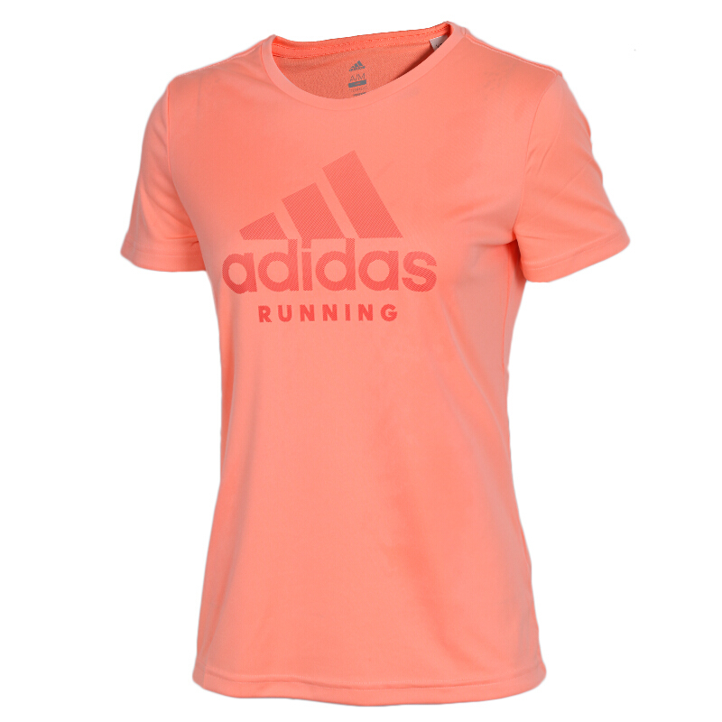 ADIDAS阿迪达斯夏季女子舒适运动休闲logo短袖T恤CF1989