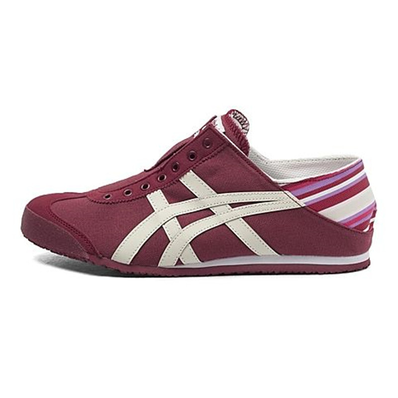 OnitsukaTiger/鬼塚虎男鞋正品低帮帆布休闲鞋套脚鞋TH6P4N-2699