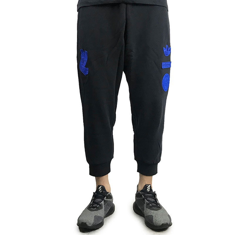 Adidas阿迪达斯三叶男裤夏季运动裤休闲中长裤DP8568