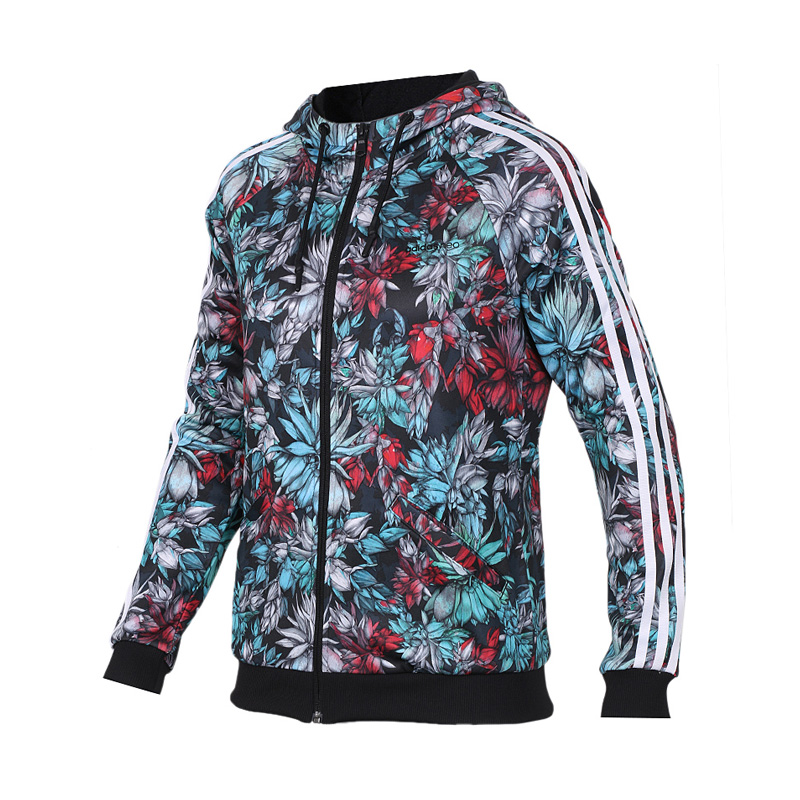 ADIDAS阿迪达斯女装运动舒适休闲连帽夹克外套CY5527