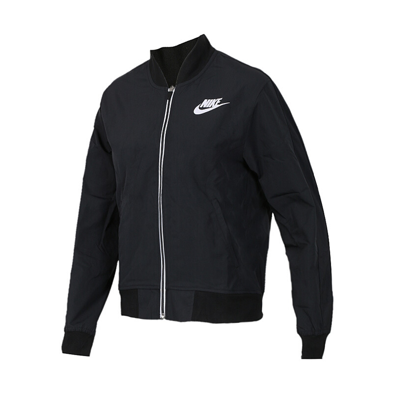 NIKE耐克女装上衣运动服立领针织夹克外套885376-010
