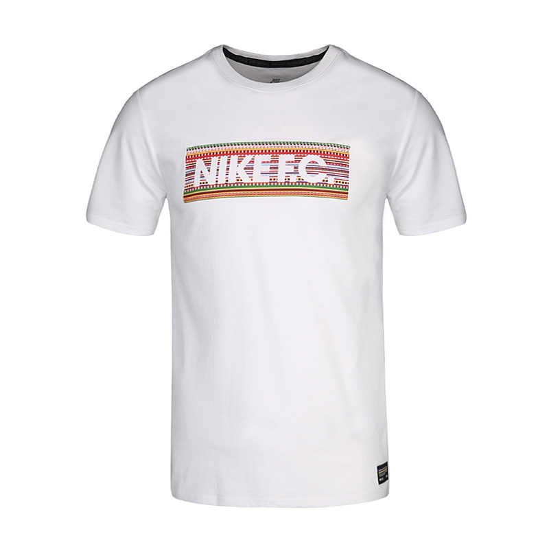NIKE耐克舒适透气男装上衣圆领短袖半袖T恤-911403-100