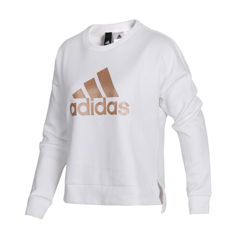 Adidas阿迪达斯女子运动服宽松舒适长袖卫衣套头衫CZ2369