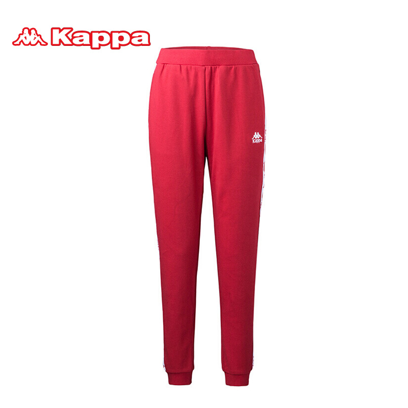 KAPPA/卡帕女裤运动裤秋款串标卫裤针织长裤|K0862AK65D