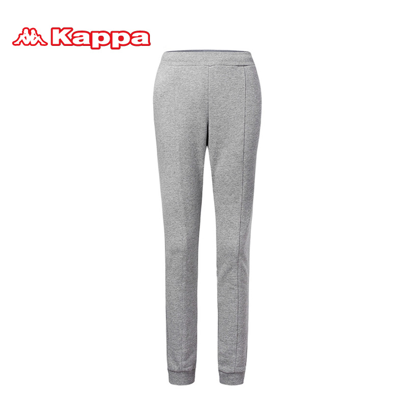 KAPPA卡帕专柜女裤运动裤秋款收口卫裤针织长裤|K0862AK67D