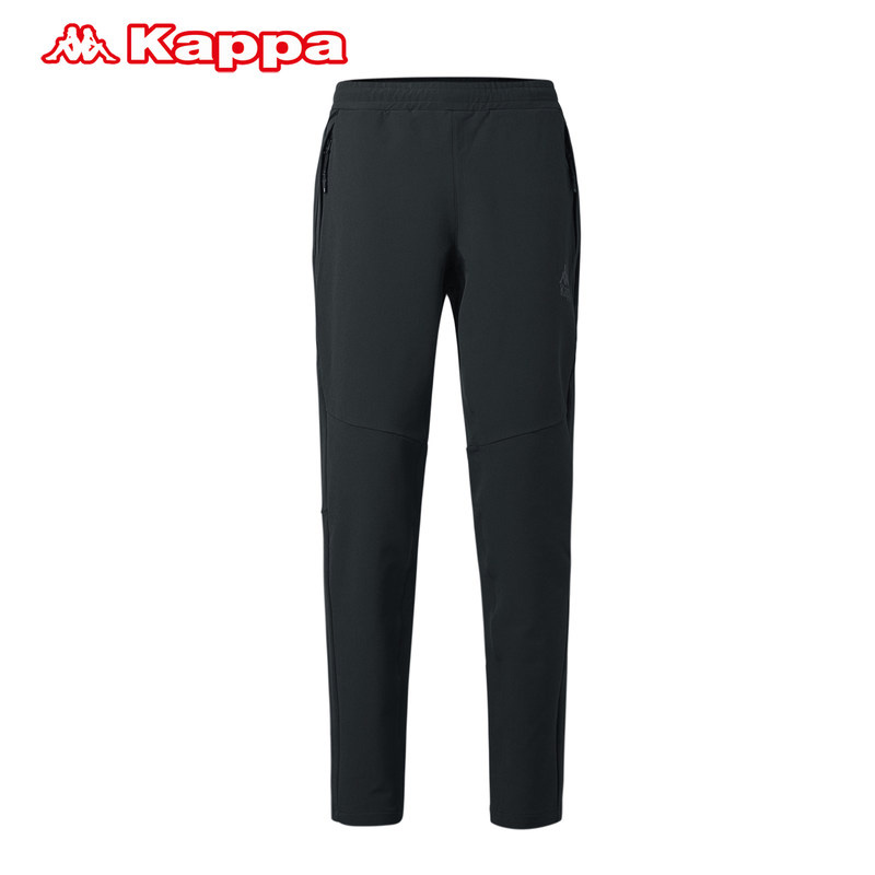 Kappa卡帕男款运动卫裤舒适健身长裤-K0752AY10D-990
