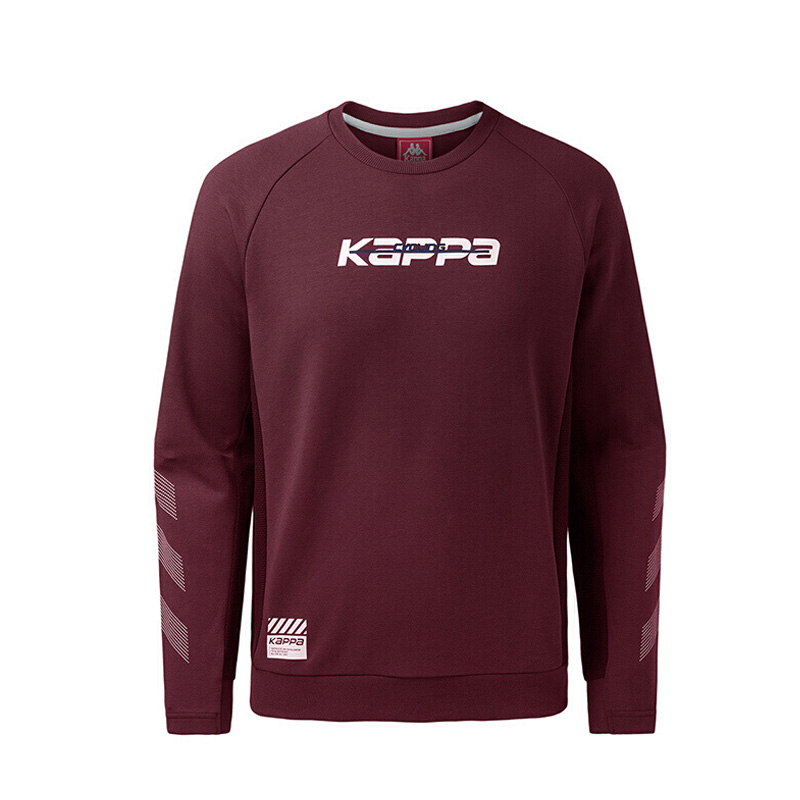 KAPPA/卡帕专柜男子运动服秋款圆领套头针织卫衣|K0852WT30D