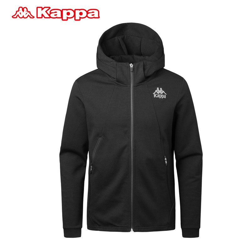 Kappa卡帕男款运动卫衣休闲外套运动服男-K0752MK05-990