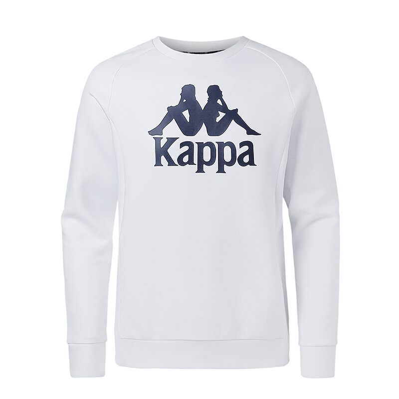 kappa背靠背男款秋季运动卫衣针织套头衫运动外套-K0752WT05-001K0752W