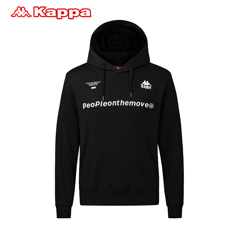 KAPPA卡帕男运动卫衣休闲长袖套头帽衫|K0852MT36-990/012/589