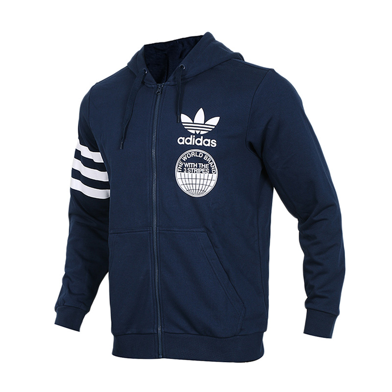 Adidas阿迪达斯三叶男子时尚经典休闲夹克外套-CZ1752