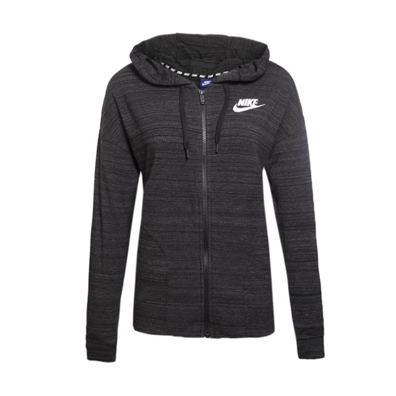 耐克NIKE女装运动训练透气连帽夹克外套853977-010