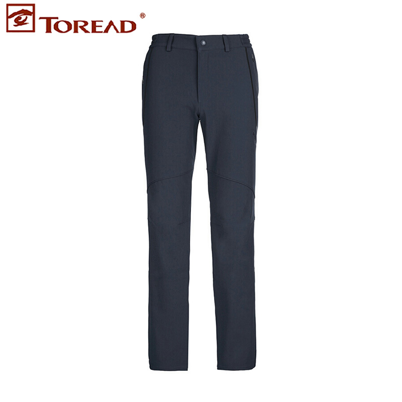 探路者（TOREAD）软壳裤越野裤男户外防风弹力HAMF91047