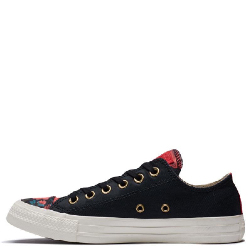 converse夏日印花帆布鞋低帮-561665C