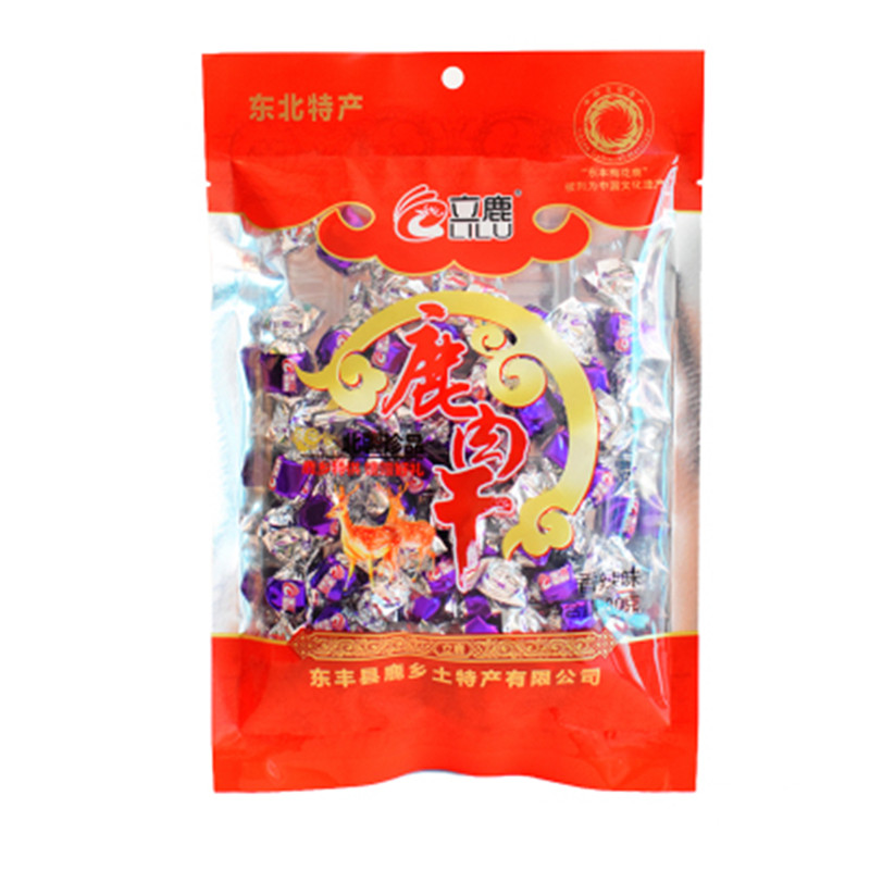 东北特产传统滋补品 鹿肉正品立鹿鹿肉粒香辣味80克