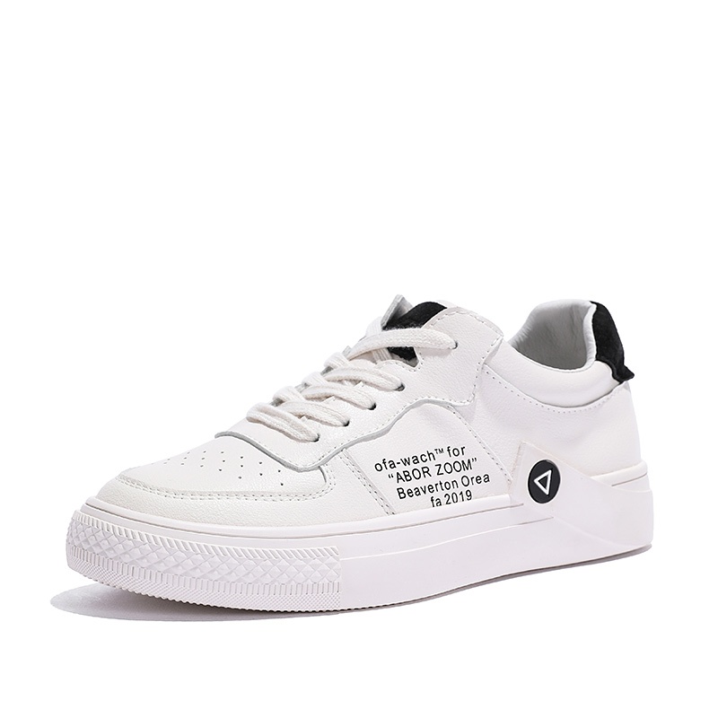 森马小板鞋女韩版百搭2019春季平底学生低帮港风白色休闲鞋子