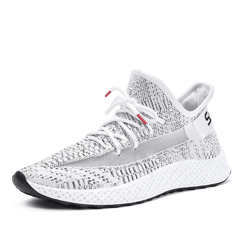 森马运动鞋男椰子鞋潮鞋春季韩版百搭学生透气休闲白色ins老爹鞋