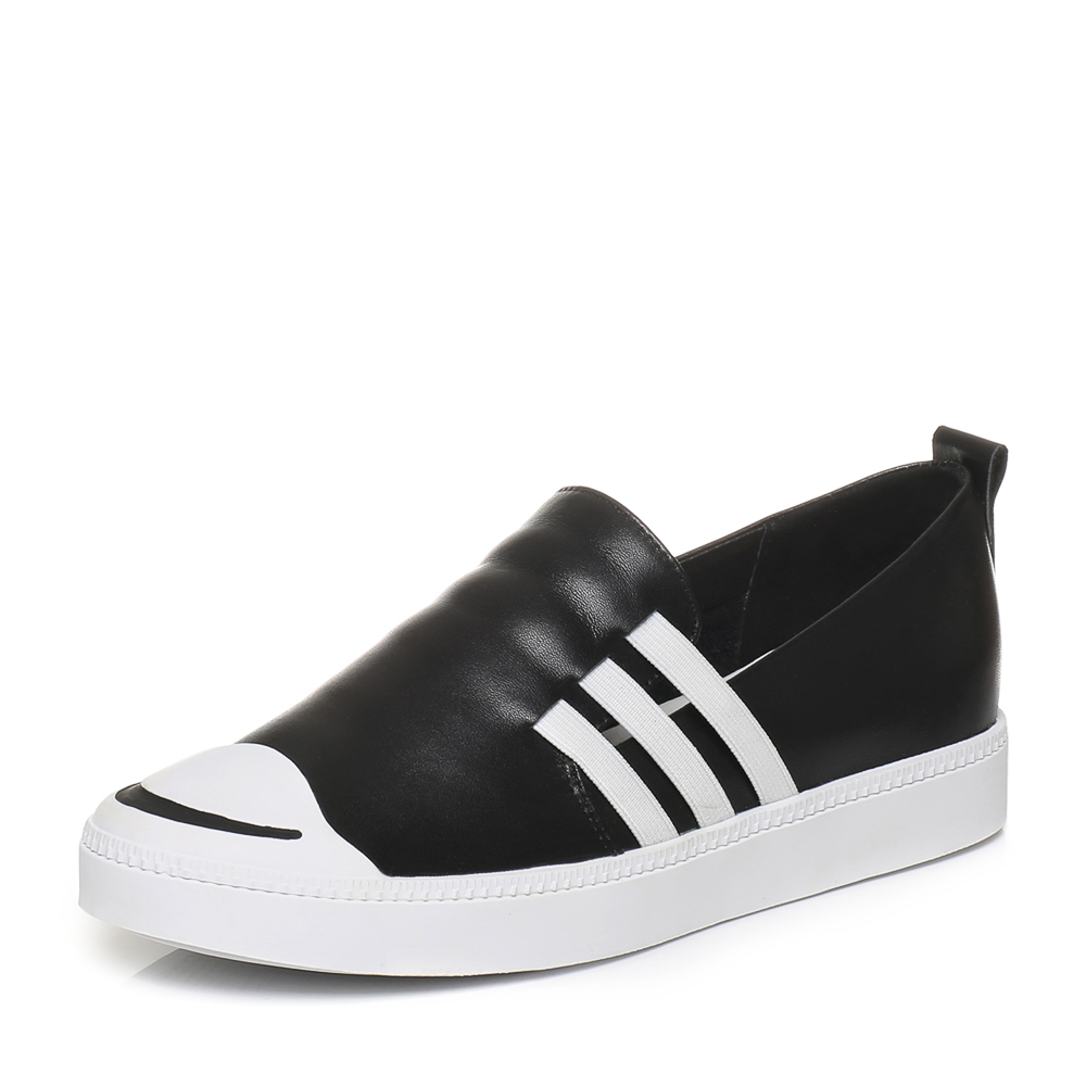 Belle/百丽秋季专柜同款牛皮革/橡筋女休闲鞋R6U1DCM7