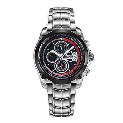 宾爵（BEGEEL）手表 多功能系列石英男士手表 潮男必备酷赛六针男士石英腕表B978M