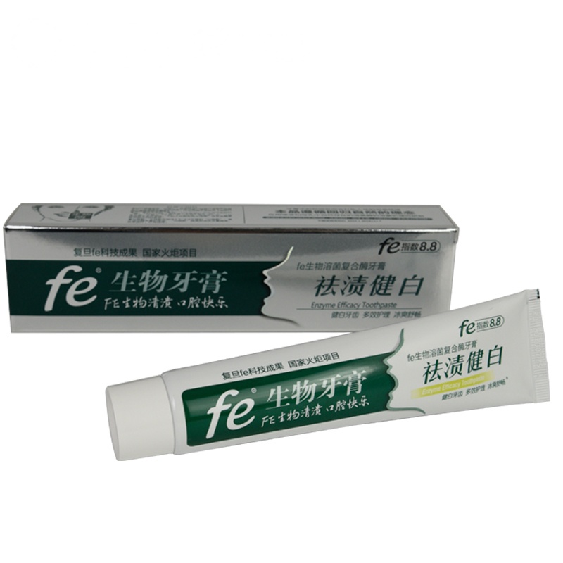 fe生物溶菌复合酶牙膏 祛渍健白 指数8.8 90g