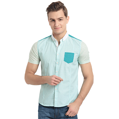 红豆相思鸟 男士短袖衬衫都市休闲基础百搭款夏季新品