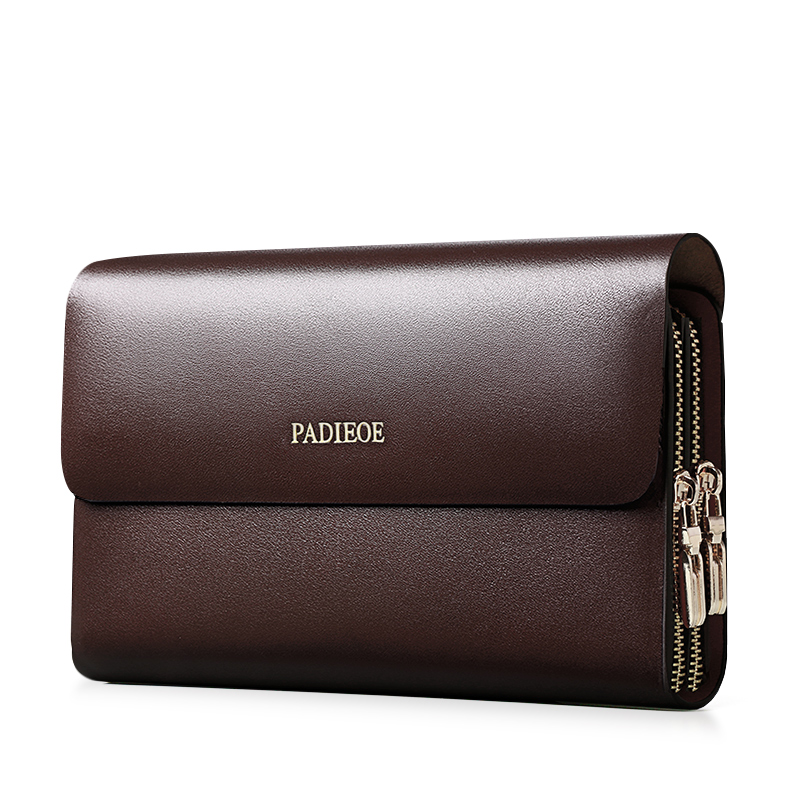 【顺丰配送】Padieoe2017新款时尚手包男士手拿包大容量商务男包信封包男潮包