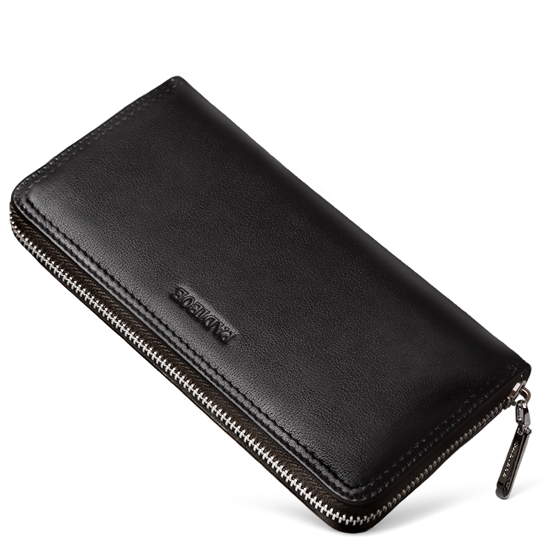 【顺丰配送】Padieoe手包男软真皮大容量手拿包男士手抓包商务手机包长款皮夹子