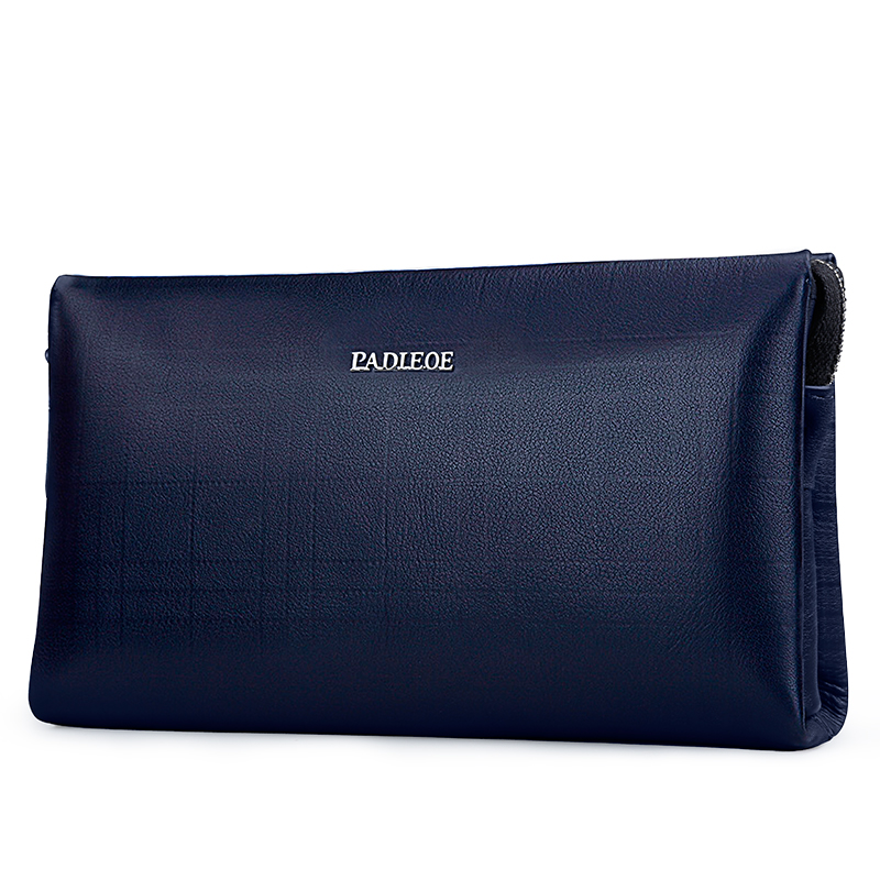 【顺丰配送】padieoepadieoe真皮手包男士手拿包男包商务信封包休闲手抓包男潮包软皮