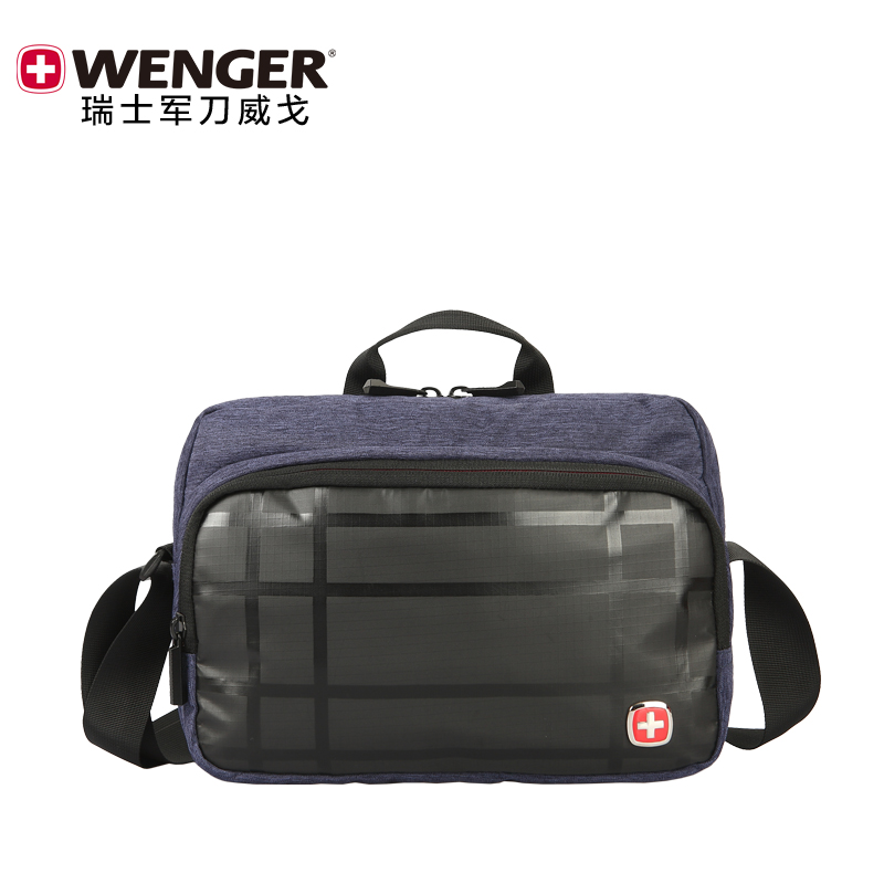 Wenger/威戈瑞士军刀单肩包 男士横款斜挎手提包2016新款重塑经典
