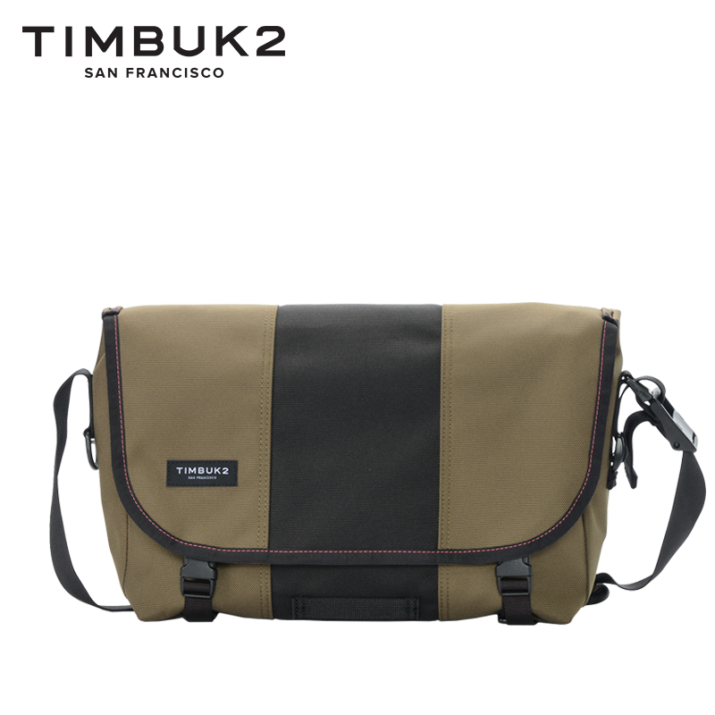 TIMBUK2黑色/绿色经典款信使包旧金山时尚潮流邮差包