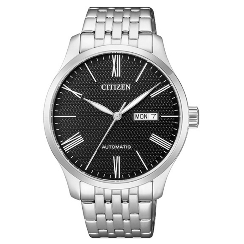 西铁城(CITIZEN)手表 自动机械简约不锈钢表带商务时尚男表 NH8350-59EB