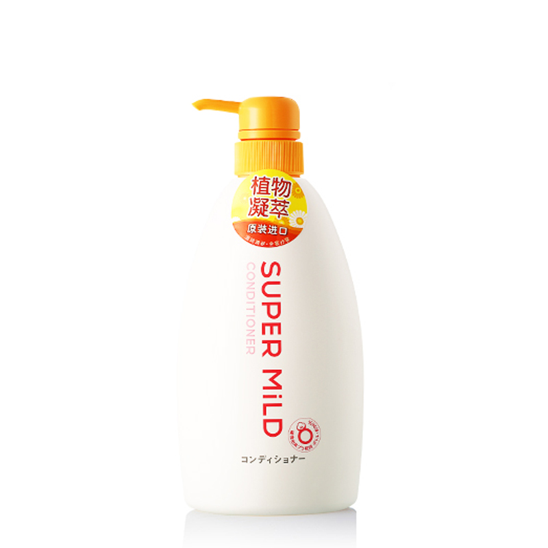 日本shiseido资生堂 super mild 惠润柔净护发素(鲜花芳香)<大瓶装>600ml（9支/箱） 白色