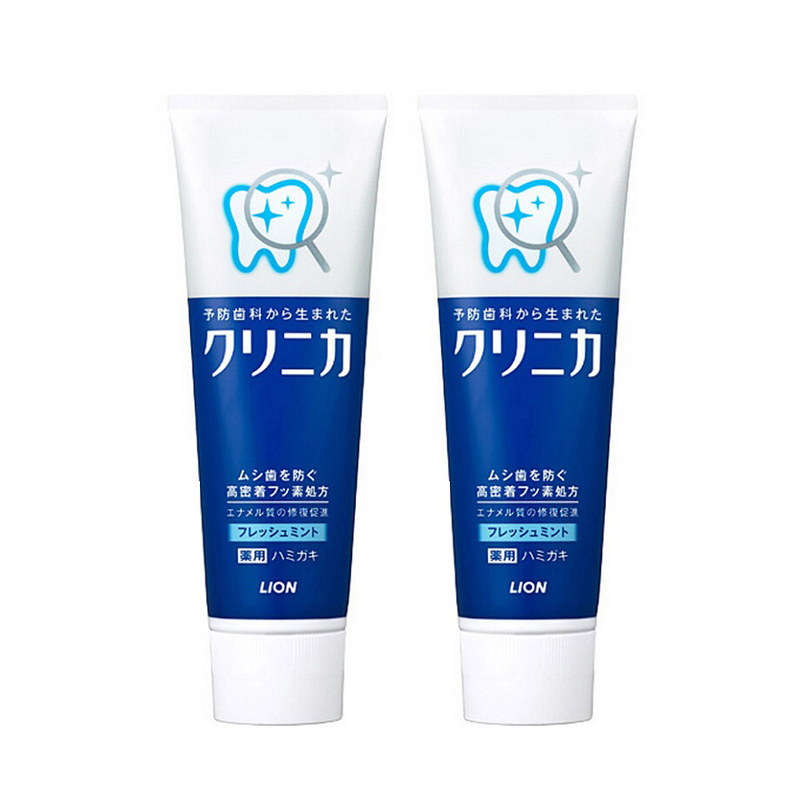 日本Lion狮王酵素洁齿牙膏(清新薄荷)130g Windows2支装