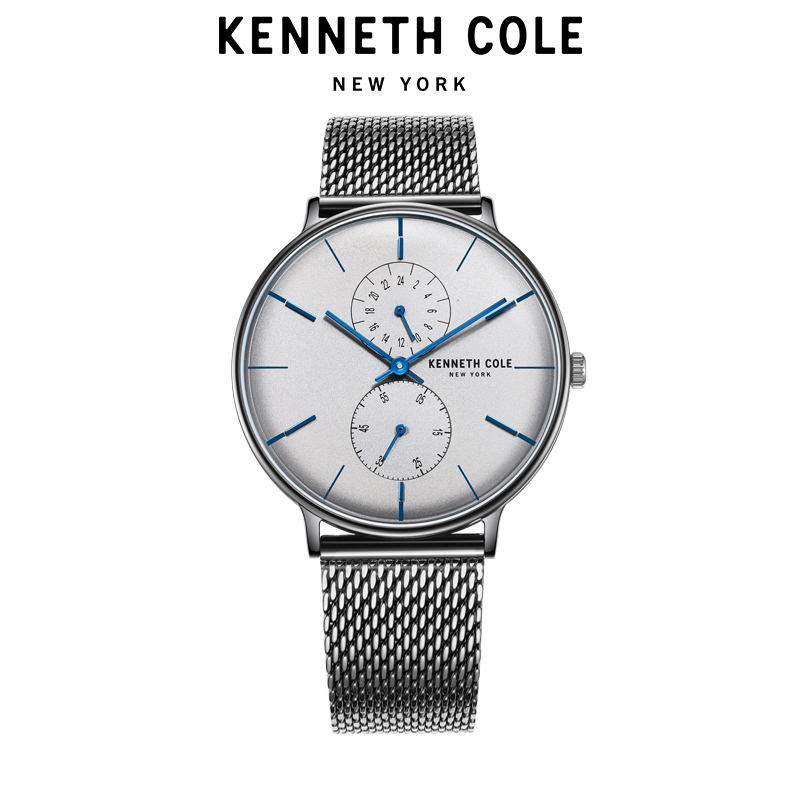 KennethCole 手表 男士 防水时尚男表手表休闲百搭石英表